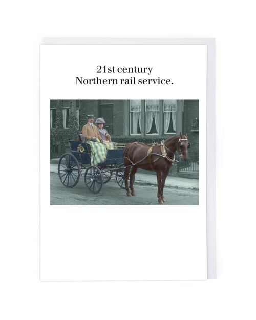 Northern Rail Service Greeting Card