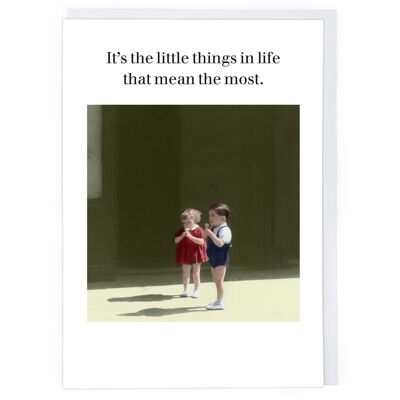 Little Things In Life Greeting Card