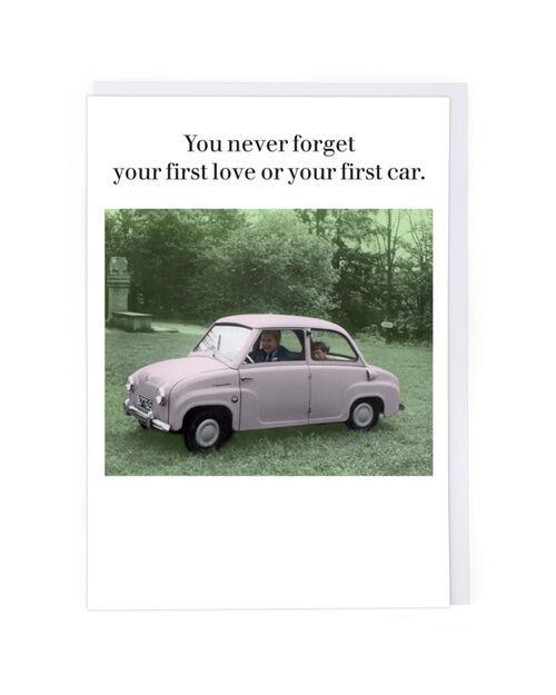 First Love First Car Greeting Card