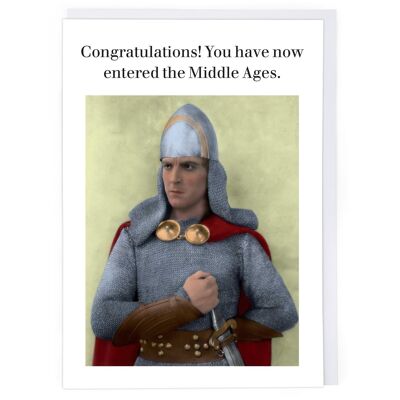 Nella cartolina d'auguri di Medioevo