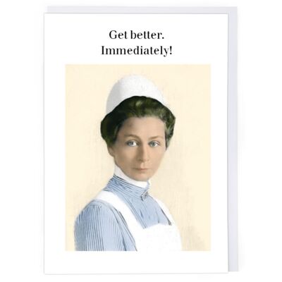 Get Better! Get Well Card