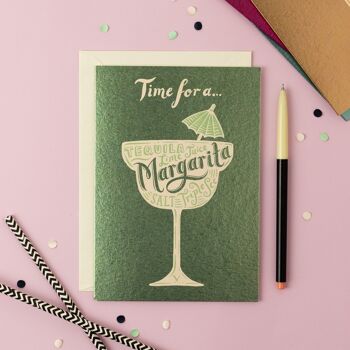 Carte d'anniversaire Marguerite 2