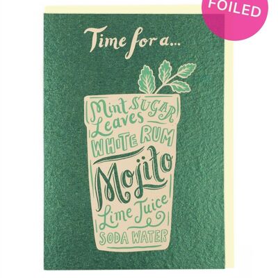 Mojito-Geburtstagskarte