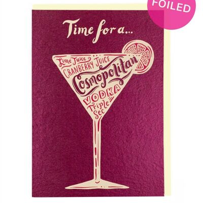 Cosmopolitan Birthday Card