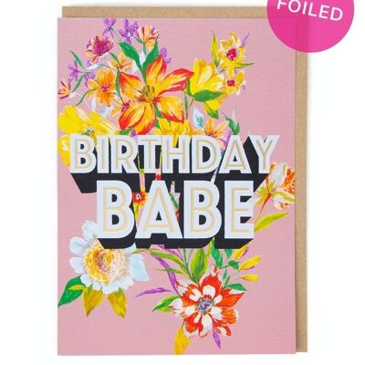 Carte d'anniversaire bébé anniversaire