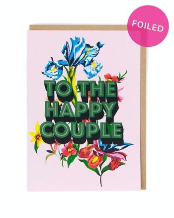 Couple heureux Carte de vœux 1