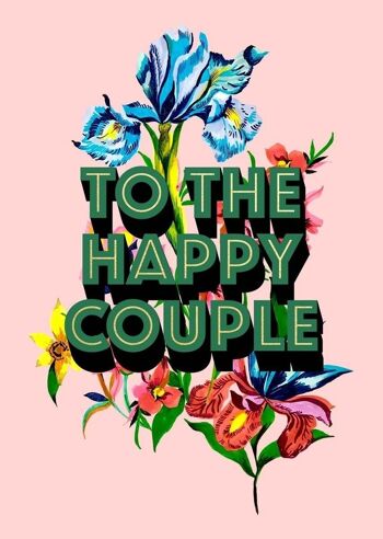 Couple heureux Carte de vœux 2
