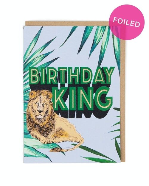 Birthday King Birthday Card
