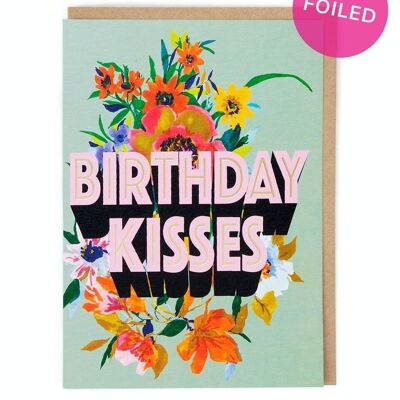 Birthday Kisses Birthday Card