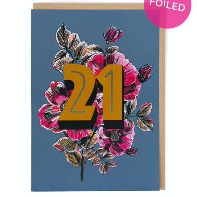 Twenty One Age Card