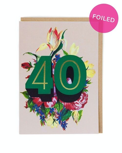 Forty Age Card