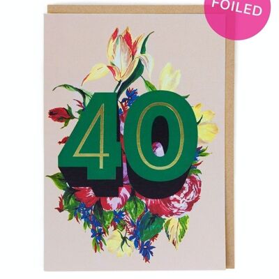 Forty Age Card