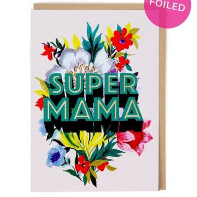 Súper mamá Tarjetas de felicitación