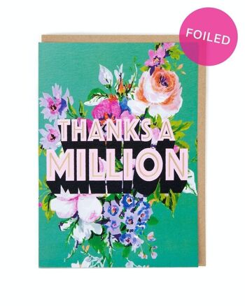 Merci un million Carte de vœux 1