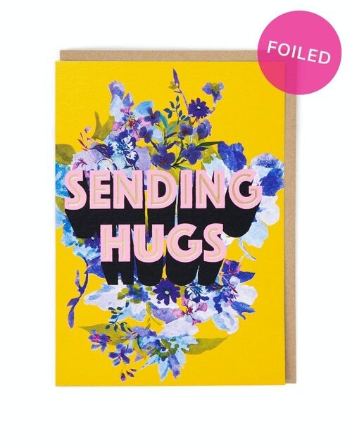 Sending Hugs Greeting Card