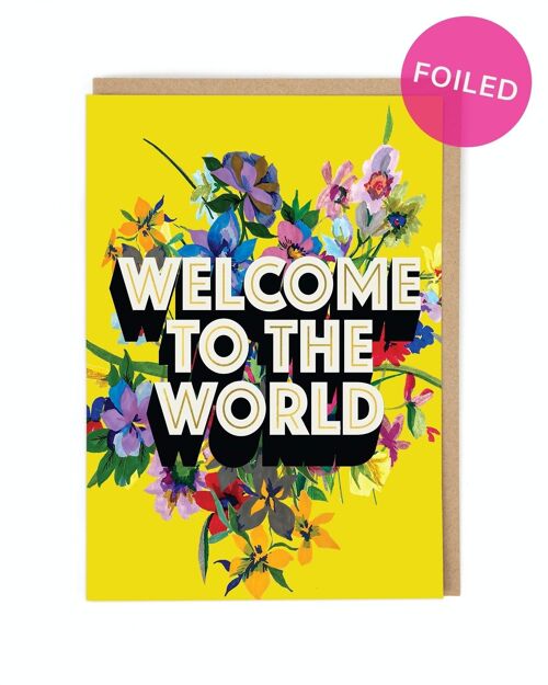 Welcome To The World Greeting Card