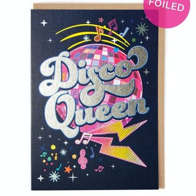 Disco-Queen-Geburtstagskarte