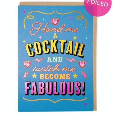 Cocktail-fabelhafte Geburtstagskarte
