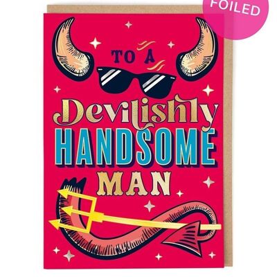 Devilishly Handsome Valentine Card