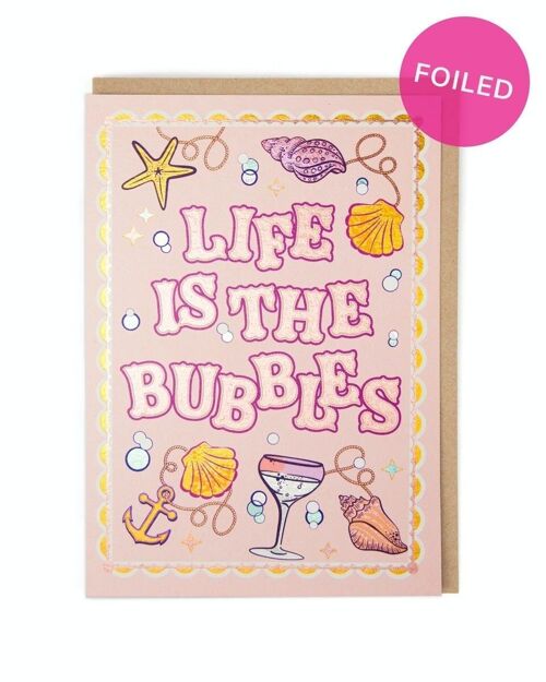 The Bubbles Congratulations Card