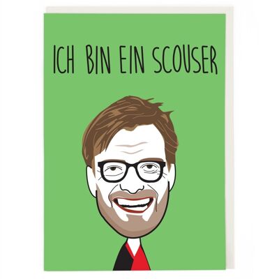 Deutsche Scouser-Grußkarte