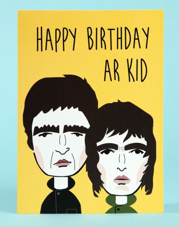 Carte d'anniversaire Ar Kid 2