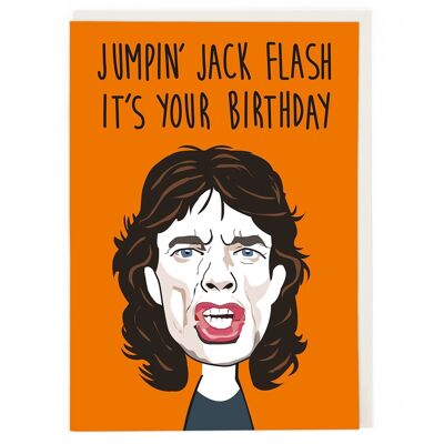 Carte d'anniversaire Jumpin Jack