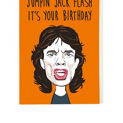 Tarjeta de cumpleaños de Jumpin Jack