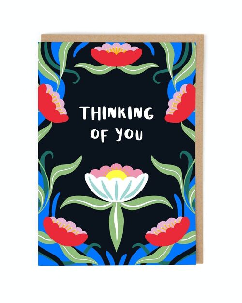 Thinking Of You Contemporary Greeting Card