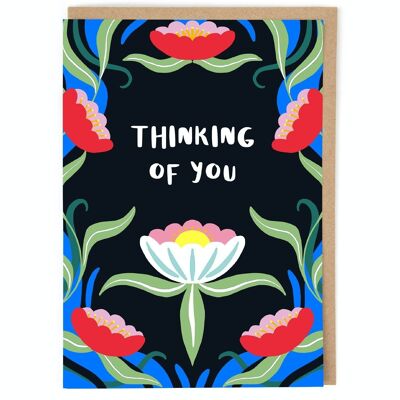 Thinking Of You Contemporary Greeting Card