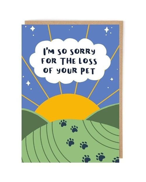 Sorry Pet Loss Greeting Card