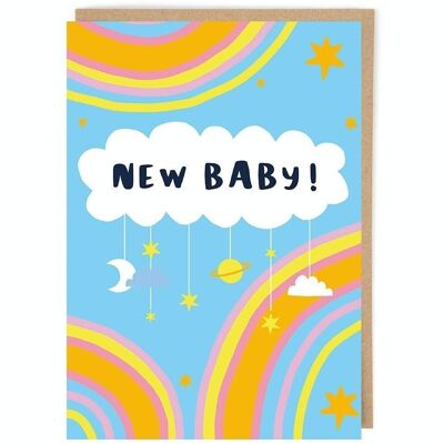Neue Baby-Grußkarte