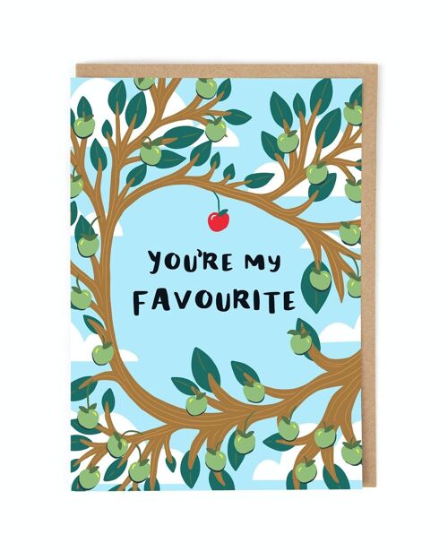 You're My Favourite Valentine Card