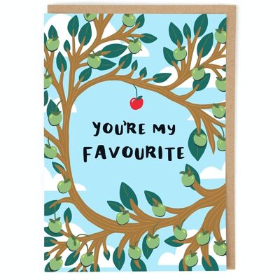 You're My Favourite Valentine Card