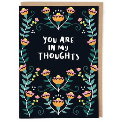 In My Thoughts Greeting Card