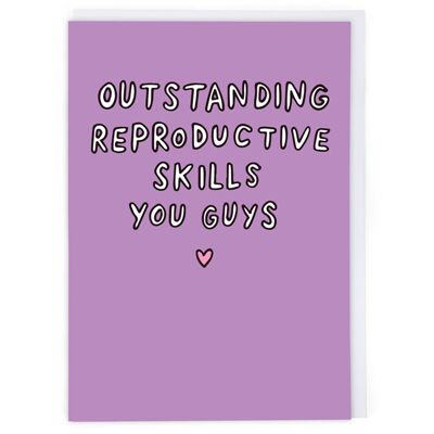 Grußkarte für reproduktive Fähigkeiten