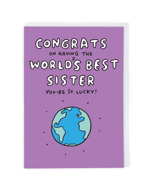 World's Best Sister Greeting Card