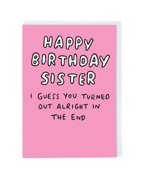 Birthday Sister Birthday Card