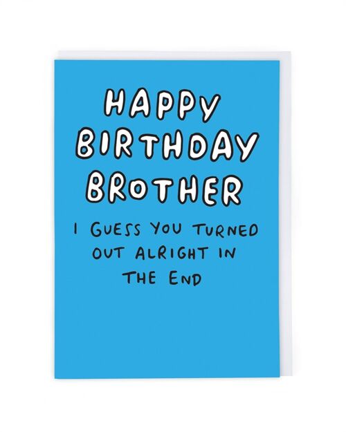 Birthday Brother Birthday Card