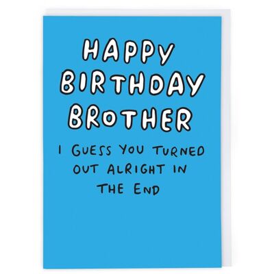 Birthday Brother Birthday Card
