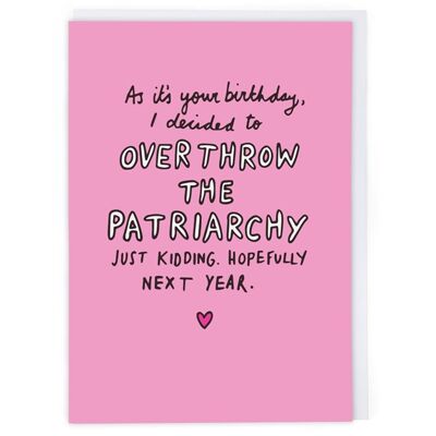 Patriarchy Greeting Card