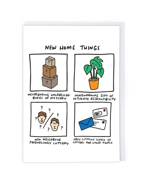 Home Things Greeting Card