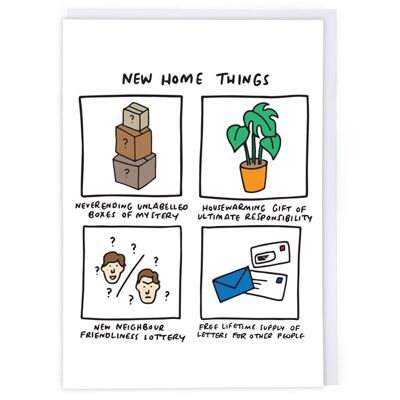 Home Things Greeting Card