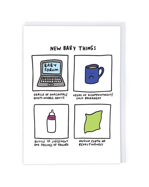 Baby Things Greeting Card
