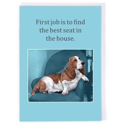 The Best Seat In The House Greeting Card