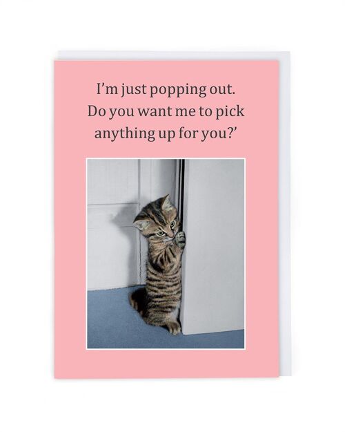 Popping Out Greeting Card