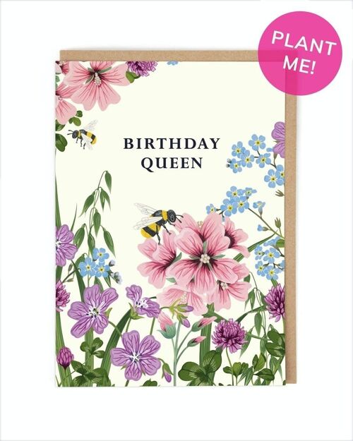 Birthday Queen Birthday Card