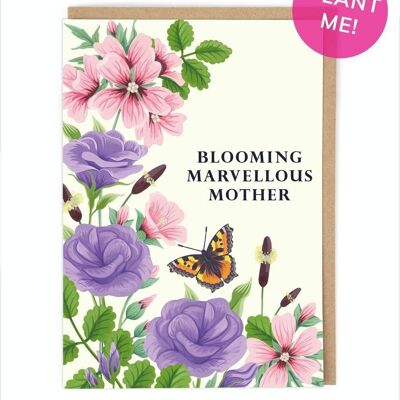 Blühende wundervolle Mutter-Grußkarte
