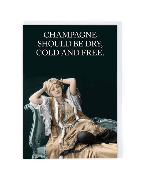 Champagne Greeting Card