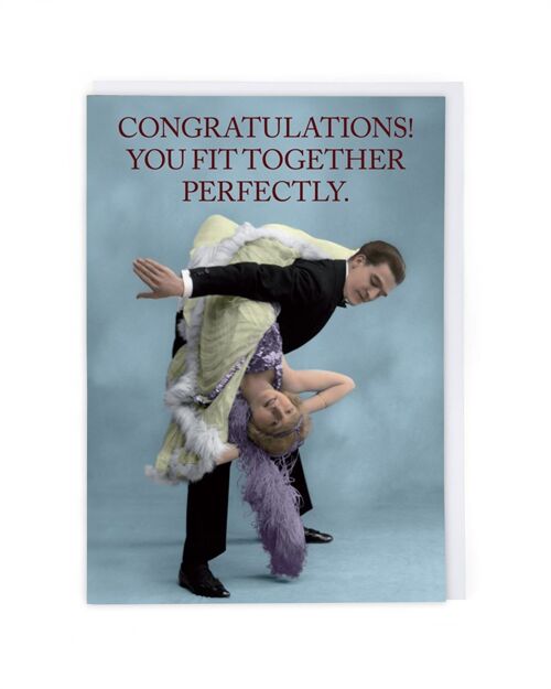 You Fit Together Perfectly Greeting Card